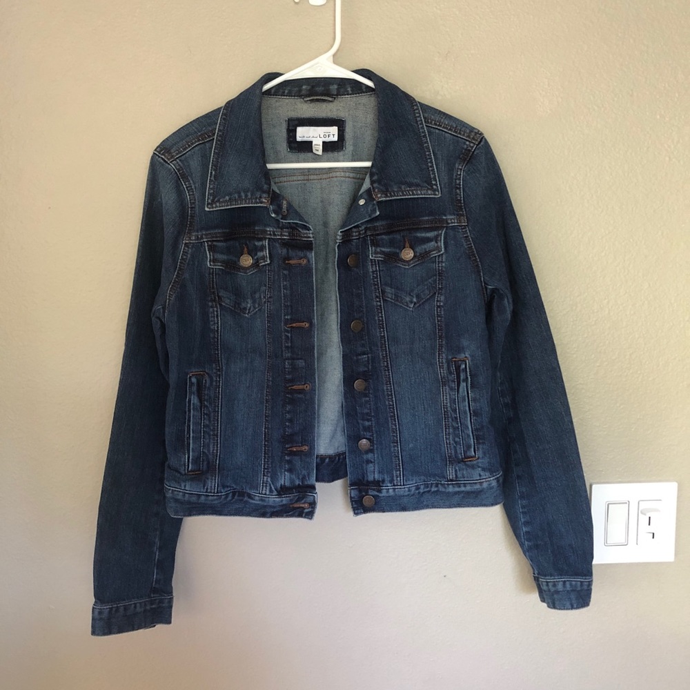 LOfT Denim jacket, size M